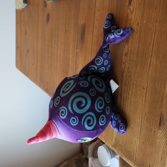 Narwhal 9.5" by Fur Balls Like New! - Picture 5 of 7